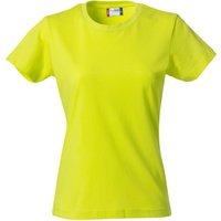 CLIQUE Basic T-Shirt Damen 600 - signalgrün M von CLIQUE