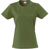CLIQUE Basic T-Shirt Damen 71 - army grün XXL von CLIQUE