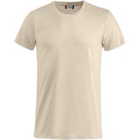 CLIQUE Basic T-Shirt Herren 815 - helles beige S von CLIQUE