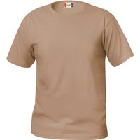 CLIQUE Basic T-Shirt Kinder 820 - caffe latte 100 cm von CLIQUE