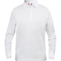 CLIQUE Basic langarm Poloshirt Kinder 00 - weiß 160 cm CLIQUE Basic langarm Poloshirt Kinder 00 - weiß 160 cm von CLIQUE