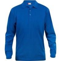 CLIQUE Basic langarm Poloshirt Kinder 55 - royalblau 140 cm CLIQUE Basic langarm Poloshirt Kinder 55 - royalblau 140 cm von CLIQUE