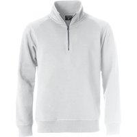 CLIQUE Classic 1/2-Zip Sweatshirt 00 - weiß M von CLIQUE