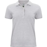 CLIQUE Classic Bio-Baumwoll Poloshirt Damen 925 - nature melange M von CLIQUE