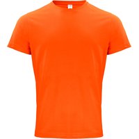 CLIQUE Classic Bio-Baumwoll T-Shirt Herren 175 - orange S von CLIQUE