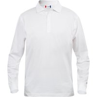 CLIQUE Classic Lincoln langarm Poloshirt Herren 00 - weiß M von CLIQUE