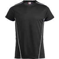 CLIQUE Ice Sportshirt 9900 - schwarz/weiß S von CLIQUE