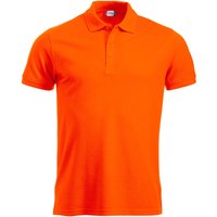 CLIQUE Manhattan Poloshirt Herren 170 - visibility orange XS von CLIQUE