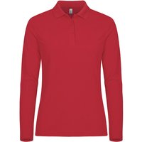 CLIQUE Manhattan langarm Poloshirt Damen 35 - red XS CLIQUE Manhattan langarm Poloshirt Damen 35 - red XS von CLIQUE