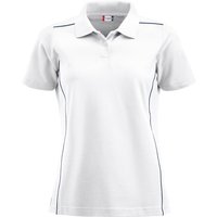 CLIQUE New Alpena Piqué Poloshirt Damen 00 - weiß XXL von CLIQUE