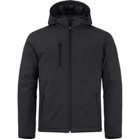 CLIQUE Padded Softshelljacke mit Kapuze Herren 99 - schwarz S von CLIQUE