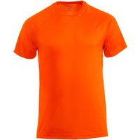 CLIQUE Premium Active Sportshirt Herren 170 - visibility orange L von CLIQUE