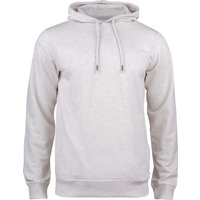 CLIQUE Premium Bio-Baumwoll Hoodie Herren 925 - natur meliert S von CLIQUE