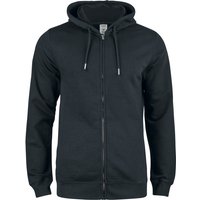 CLIQUE Premium Bio-Baumwoll Kapuzenjacke Herren 99 - schwarz M von CLIQUE