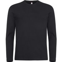CLIQUE Premium Fashion Langarmshirt Herren 99 - schwarz S von CLIQUE