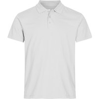 CLIQUE Single Jersey Poloshirt Herren 00 - weiss S von CLIQUE