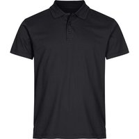 CLIQUE Single Jersey Poloshirt Herren 99 - schwarz XS von CLIQUE
