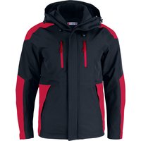 CLIQUE Stafford Trekkingjacke Herren 35 - schwarz/ rot M von CLIQUE