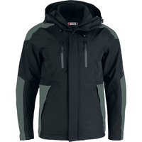 CLIQUE Stafford Trekkingjacke Herren 96 - schwarz/ grau XXL von CLIQUE