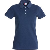 CLIQUE Stretch Premium Poloshirt Damen 565 - blau meliert XXL von CLIQUE
