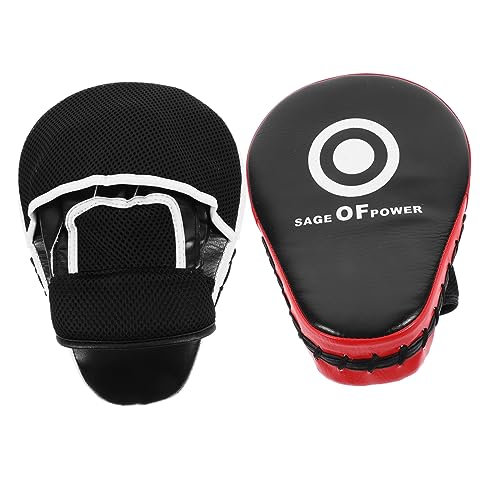 CLISPEED 2 Paar Fitness Handschuhe MMA-trainingszubehör Box-zielpads Boxpolster Taekwondo-trainingspad Boxhandziel Kung-fu-pad Bogen Taekwondo-Tasche Mutter von CLISPEED