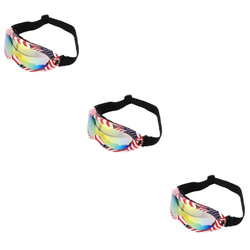 CLISPEED 3 Stück Motorradbrille Outdoor Brille Snowboard Brille Atv Brille Rennbrille Reitbrille Skibrille Schutzausrüstung Schutzbrille Fahrradbrille von CLISPEED