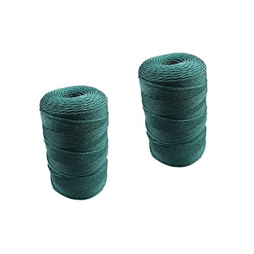 CLISPEED 2 Rollen Reparaturschnur Für Fischernetze Trilene Angelschnur Geflochtene Angelschnur 20lb Angelleine DIY Bastelseil Fluorocarbin-angelschnur Juteseil Schwer Nylon Verpackungsseil von CLISPEED