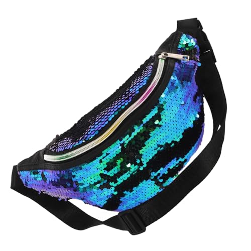 CLISPEED Moderne Pailletten Gürteltasche in Meerjungfrau-Design Für Damen – Glitzernde Bauchtasche Für Festivals Und Partys - Praktischer Diebstahlschutz in Grün Und Schwarz CLISPEED Moderne Pailletten Gürteltasche in Meerjungfrau-Design Für Damen – Glitzernde Bauchtasche Für Festivals Und Partys - Praktischer Diebstahlschutz in Grün Und Schwarz von CLISPEED