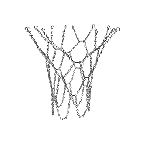 CLISPEED Stahlkette Basketball Net Heavy Duty Basketball Ersatzkette Netto Standard Galvanized Steel Kette Basketball Net Rust Proof Indoor Outdoor von CLISPEED