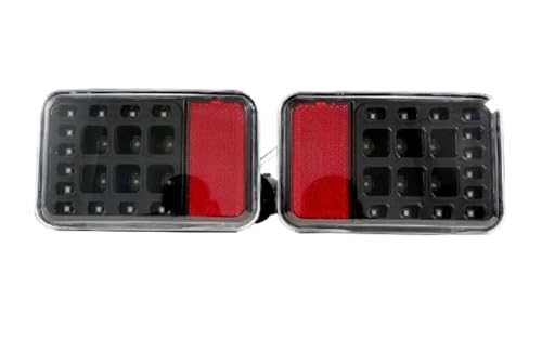 Für Jeep Für Wrangler JK 2007-2018 Für Wrangler JL 2018 + 1 Paar Hinten Stoßstange Nebel Parkplatz Reverse Bremse Lichter Lampe von CMEFDC