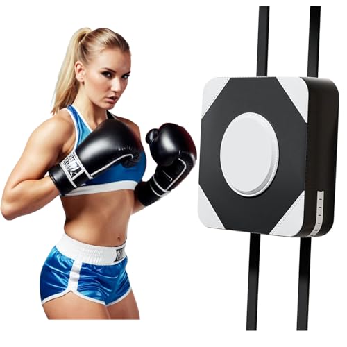 CMLIING Wand-Boxkissen, 40 x 40 x 10 cm, Sport-Schild, blockierendes Pad für Boxtraining, Fitness, für Kinder und Erwachsene, Heim-Fitnessstudio (weiß) von CMLLING