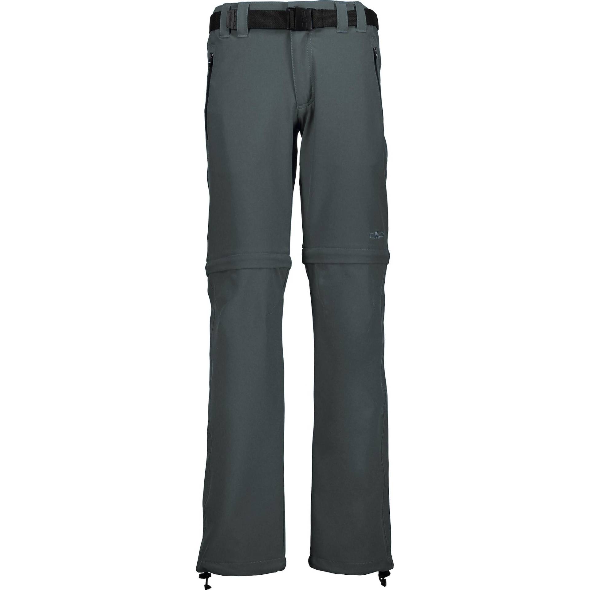 CMP Campagnolo, Unisex, Outdoorhose, Kinder Long Zip Off Stretch Hose (176), Grau, 176 von CMP Campagnolo