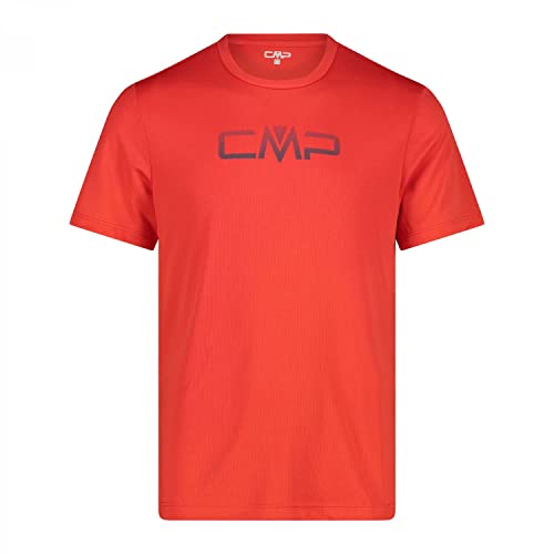 CMP Herren Breathable and Lightweight T-Shirt, Fire-anthrazit, 58 EU CMP Herren Breathable and Lightweight T-Shirt, Fire-anthrazit, 58 EU von CMP