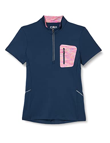 CMP - Stretch-Fahrrad-T-Shirt für Damen, Blaumalve, D46 CMP - Stretch-Fahrrad-T-Shirt für Damen, Blaumalve, D46 von CMP