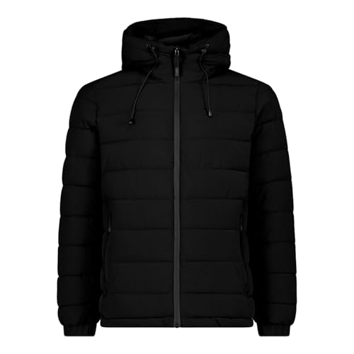 CMP, JACKET FIX HOOD, 34K0167, Basic Black, 48, Man von CMP