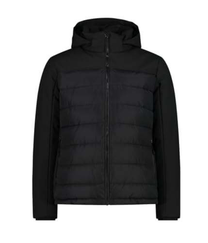 CMP, JACKET ZIP HOOD, 34K0147, Basic Black, 58, Man CMP, JACKET ZIP HOOD, 34K0147, Basic Black, 58, Man von CMP