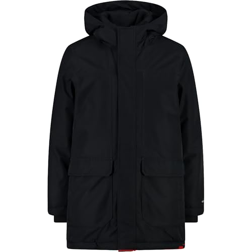 CMP, KID JACKET LONG FIX HOOD, 34K3274, Basic Black, 116, Boy CMP, KID JACKET LONG FIX HOOD, 34K3274, Basic Black, 116, Boy von CMP