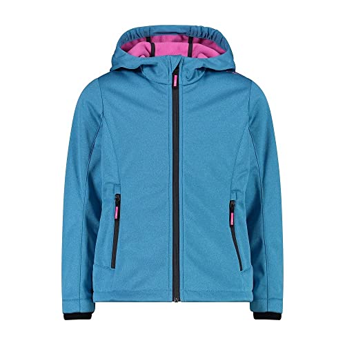 CMP Mädchen Melange-softshelljacke Für Kinder Mit Fester Kapuze KID G JACKET FIX HOOD, Türkis Mel., 152 EU CMP Mädchen Melange-softshelljacke Für Kinder Mit Fester Kapuze KID G JACKET FIX HOOD, Türkis Mel., 152 EU von CMP