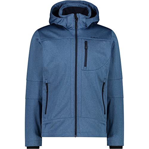CMP - Herren-Softshelljacke in Melange-Optik mit abnehmbarer Kapuze, Blaustein Mel., 60 CMP - Herren-Softshelljacke in Melange-Optik mit abnehmbarer Kapuze, Blaustein Mel., 60 von CMP