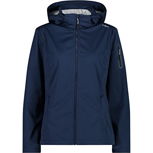 CMP, Windproof and waterproof lightweight softshell jacket WP 8,000, BLUE-GHIACCIO, D48 CMP, Windproof and waterproof lightweight softshell jacket WP 8,000, BLUE-GHIACCIO, D48 von CMP