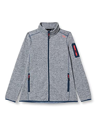 CMP - Knit-Tech-Jacke für Damen, Blaues Tintenweiß, D38 CMP - Knit-Tech-Jacke für Damen, Blaues Tintenweiß, D38 von CMP