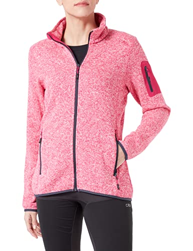 CMP - Knit-Tech-Jacke für Damen, Fuchsia-Weiß-Titan, D42 CMP - Knit-Tech-Jacke für Damen, Fuchsia-Weiß-Titan, D42 von CMP