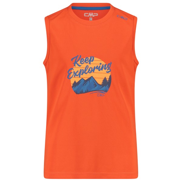 CMP - Boy's Sleeveless T-Shirt - Top Gr 140 rot CMP - Boy's Sleeveless T-Shirt - Top Gr 140 rot von CMP