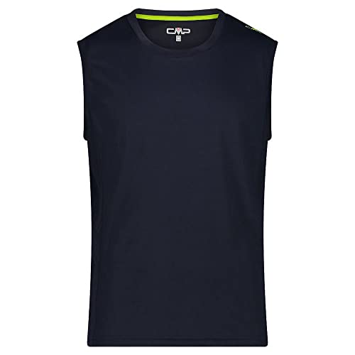 CMP Canotta da Uomo, Herren Wandershirt, B.Blue-Limegreen, CMP Canotta da Uomo, Herren Wandershirt, B.Blue-Limegreen, von CMP