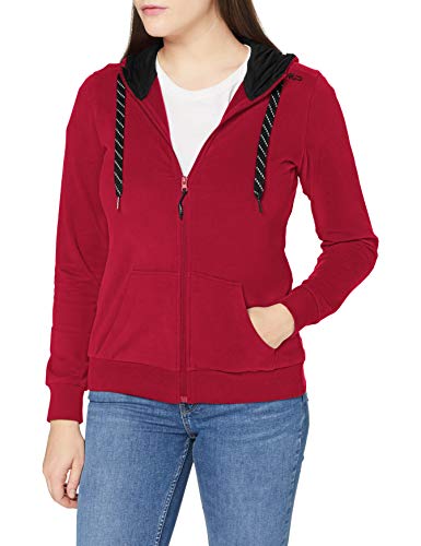 CMP - Damen-Sweatshirt aus Stretch-Fleece mit fester Kapuze, Magenta, D34 CMP - Damen-Sweatshirt aus Stretch-Fleece mit fester Kapuze, Magenta, D34 von CMP