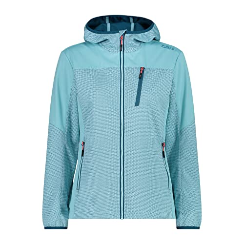 CMP Damen Hoodie Jacke, Acqua, 48 CMP Damen Hoodie Jacke, Acqua, 48 von CMP