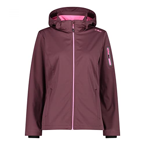 CMP - Leichte Softshelljacke für Damen mit abnehmbarer Kapuze, Pflaume, D42 CMP - Leichte Softshelljacke für Damen mit abnehmbarer Kapuze, Pflaume, D42 von CMP