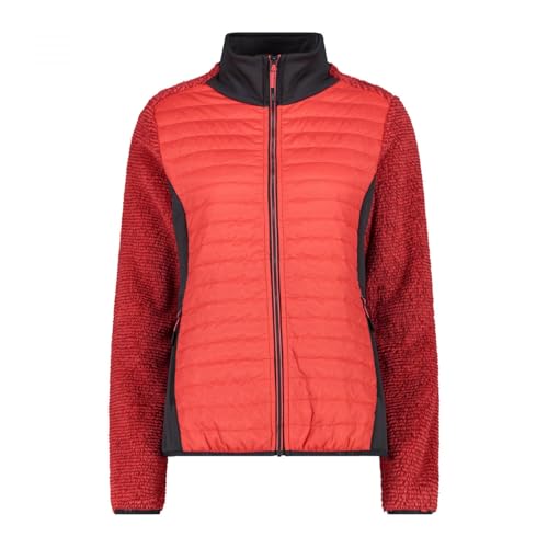 CMP - Damen Hybrid Highloft Fleece Jacke, Corallo, 44 CMP - Damen Hybrid Highloft Fleece Jacke, Corallo, 44 von CMP