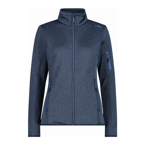 CMP Damen Knit-Tech Jacke, Blue/Provence, 48 von CMP