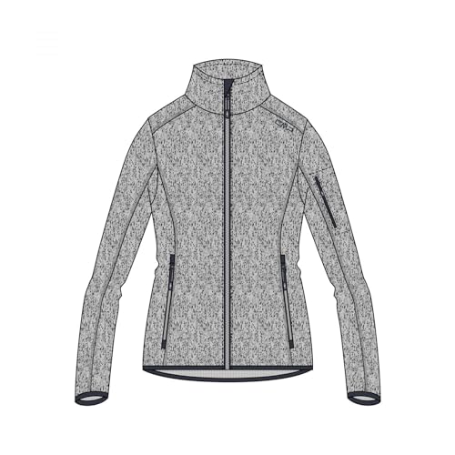 CMP Damen Knit-Tech Jacke Glacier/Cement, 46 CMP Damen Knit-Tech Jacke Glacier/Cement, 46 von CMP